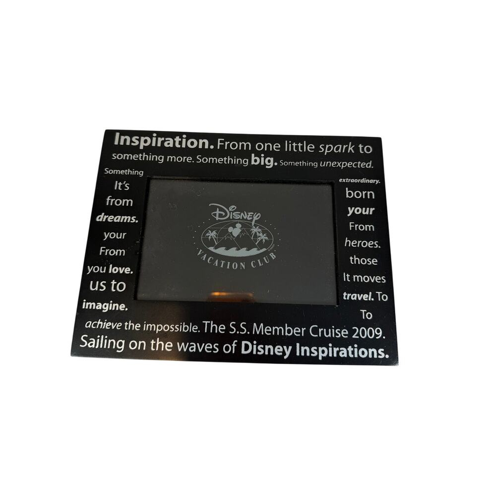 DISNEY VACATION CLUB, DVC Member Photo/Picture frame Member cruise 2009